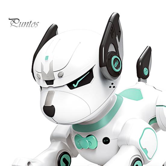 Радиоуправляемый робот-собака, программирование, умный интерактивный 2,4 ГГц, радиоуправляемый робот-щенок, обучающая электрическая игрушка-собака-трюк для малышей, мальчиков и девочек, подарок