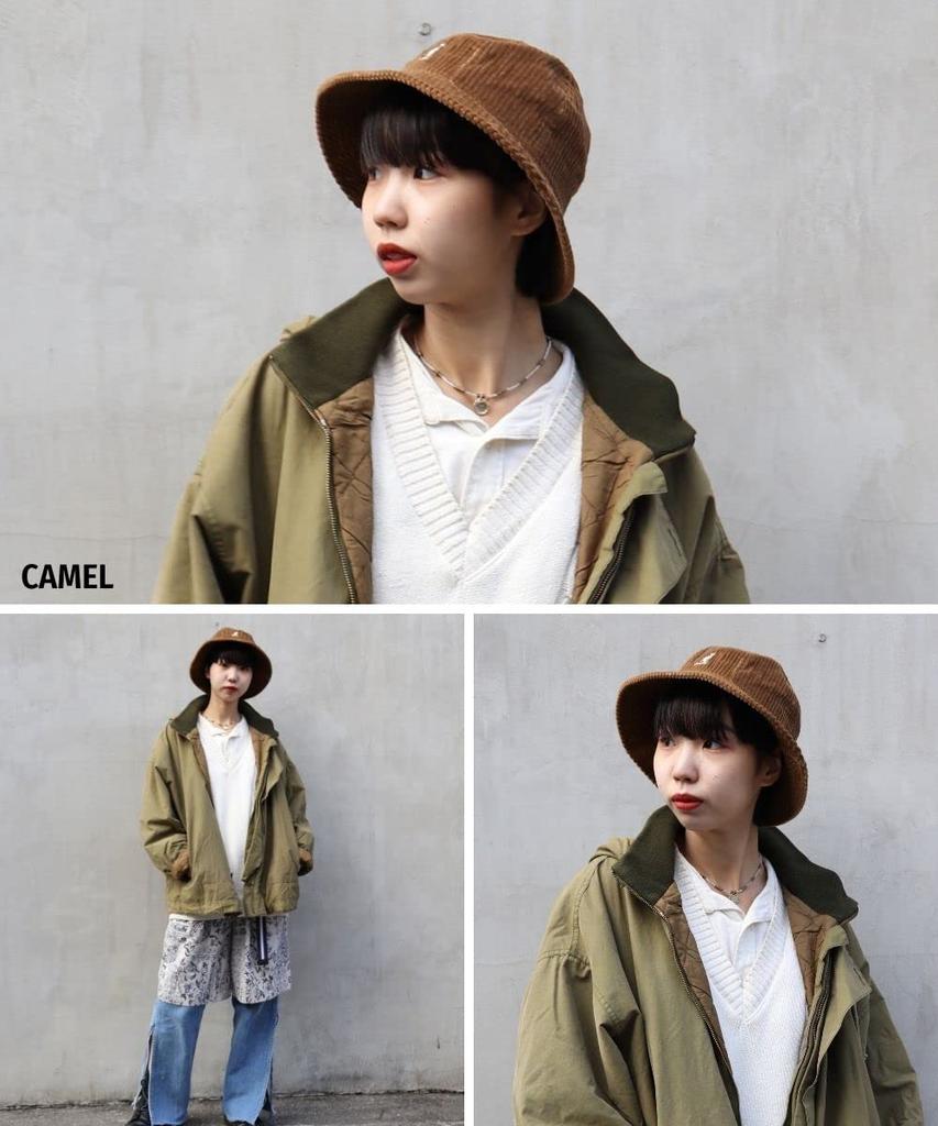 [Kangol] Шляпа SMU Широкий Вельвет Повседневная ВЕРБЛЮЖИЙ L