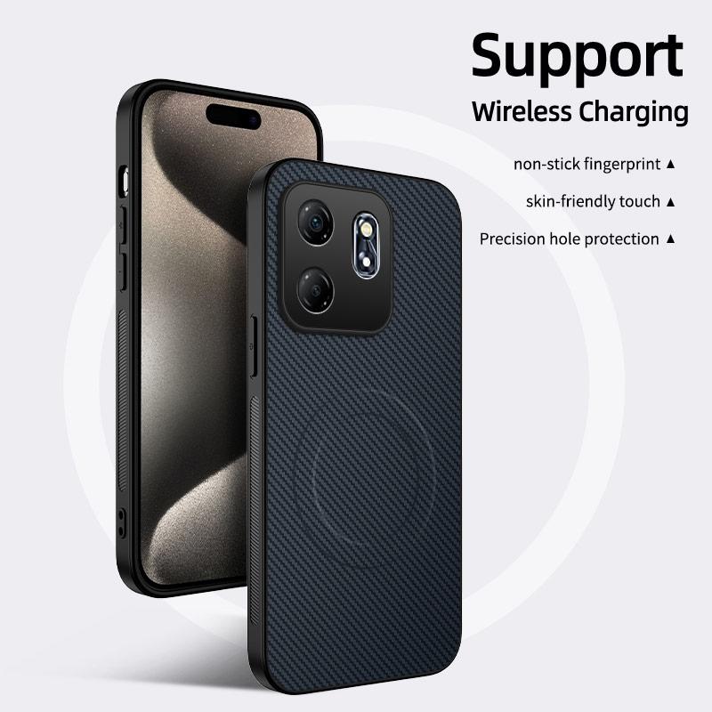 Для Oppo Reno 14F Чехол Магнитный MagSafe Роскошный Полосатый Силиконовый Кожаный Чехол-накладка Для Oppo Reno14 14 FS 5G Защитный Чехол