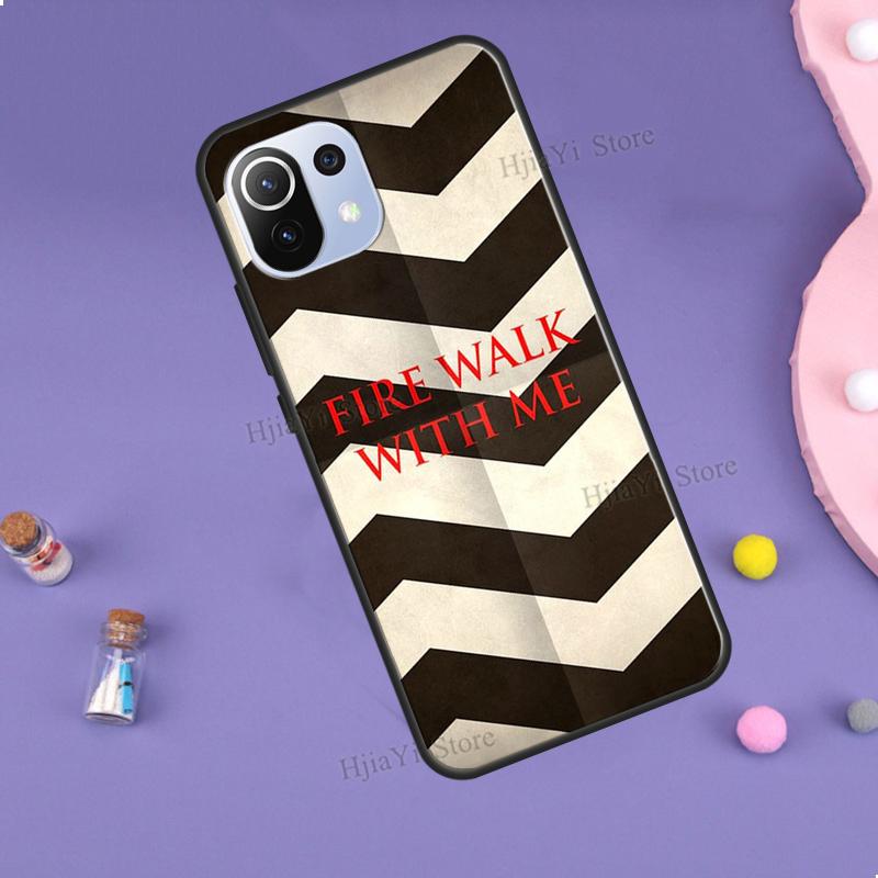 Fire Walk With Me Twin Peaks For Xiaomi Mi 11 Lite Ultra 9 10 9T 10T 11T Pro Case POCO X3 Pro F3 M3 M4 Pro Back Cover