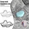 Shower Wall Soap Dish, Shelf With Soap Protector, Stainless Steel Adhesive Soap Dish With 1 Hook