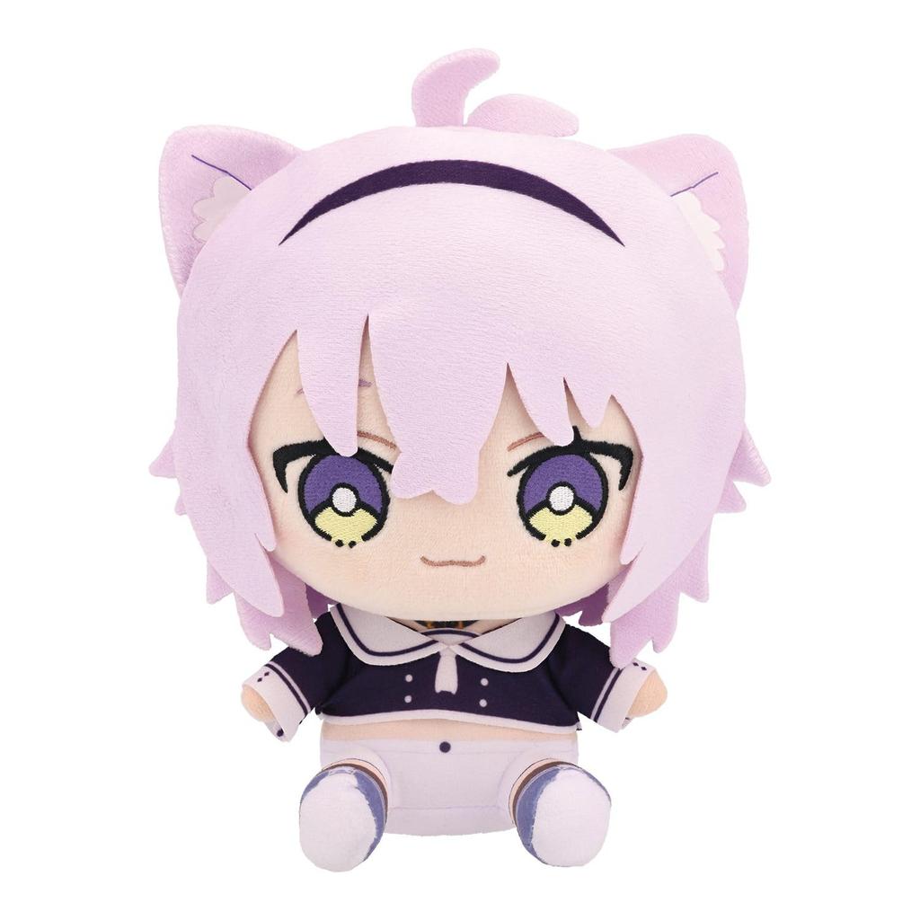 Nekomata Okayu Plush Toy In Muza Kachu Uniform Hololive Friends with U Official Merchandise Costume,