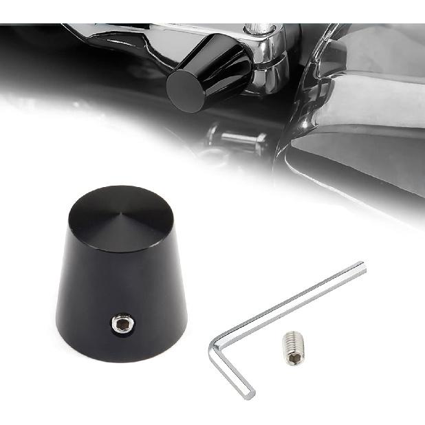 Black Heel Shift Eliminator Cap Shaft Cap Compatible for Harley Davidson Touring Street Glide Electra Glide Road Glide Road King Trike 1980-2024