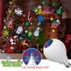 LED Christmas Projector Lamp with 16 Colorful Snowflake and Santa Patterns,Auto Rotating Holiday Light for Indoor Outdoor Home Party Garden Decoration