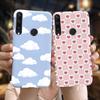 For Huawei Y6P Y7P Case 2020 New Fashion Butterfly Flower Painted Phone Cover For Huawei Y7P Funda Y 7P Y 6P HuaweiY6P Soft Capa