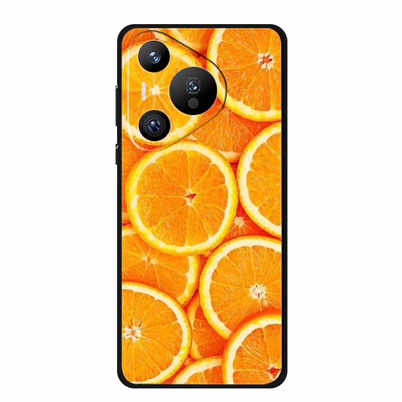 Чехол для телефона Huawei Pura 70 Pro Модный Черный Силиконовый Мягкий Задний Чехол-Крышка Для Huawei Pura 70 Pro Чехол 70Pro Pura70 Pro Корпус
