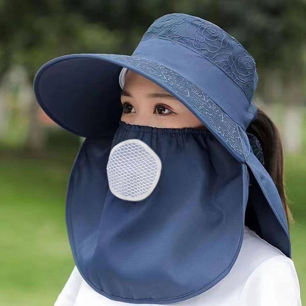 Солнцезащитная шляпа с защитой от УФ-лучей для лица и шеи, кепка-солнцезащитный крем, летние женские шляпы для рыбалки, охоты, пеших прогулок