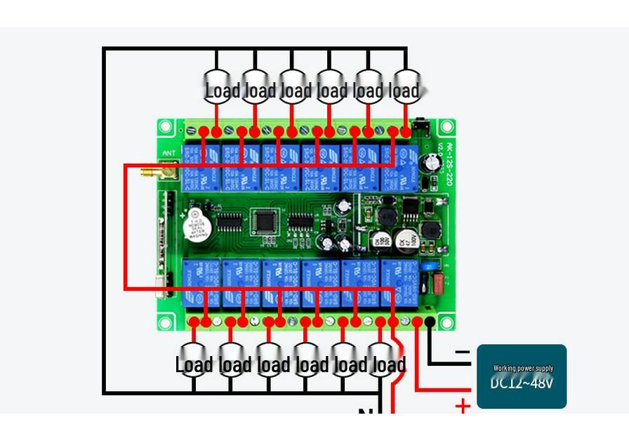 DC 12V/24V Remote Access Lighting Power Controller