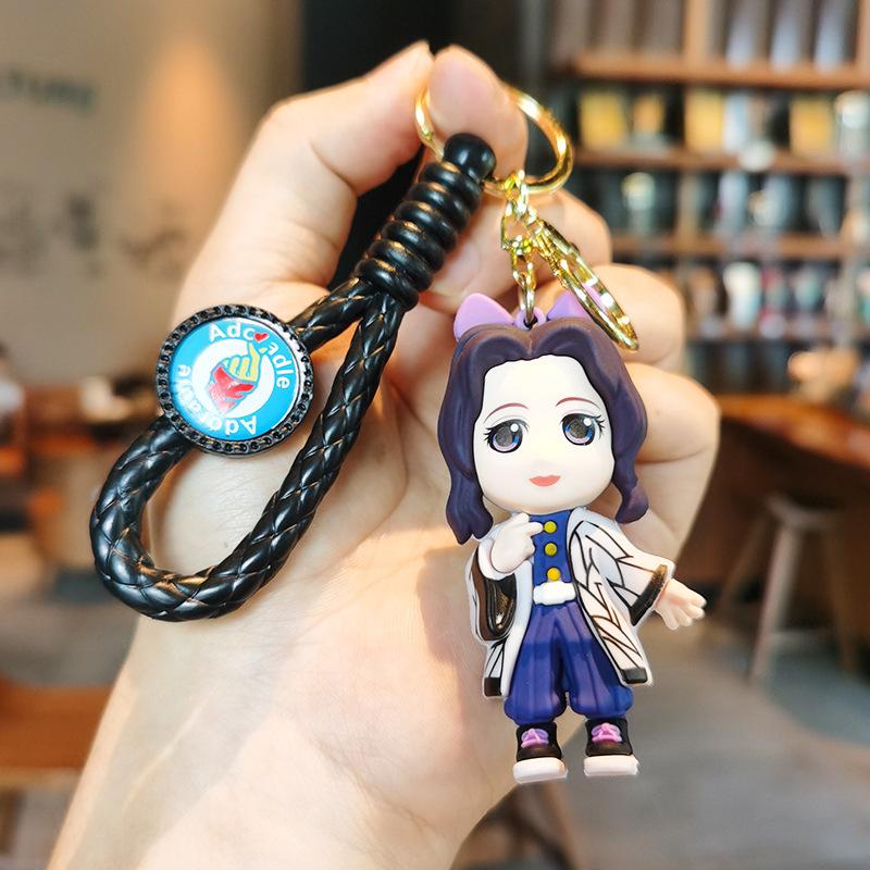 Убийца демонов: Ключница Kimetsu No Yaiba Вязаный стиль Мультяшный персонаж Мико Деловая Аксессуар Для сумки пары Мода Y2k