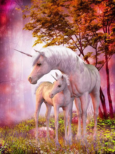 Diamond Art Painting Horse Pink Home Decor Embroidery Cross Stitch Animal Scenery Mosaic Craft Kit