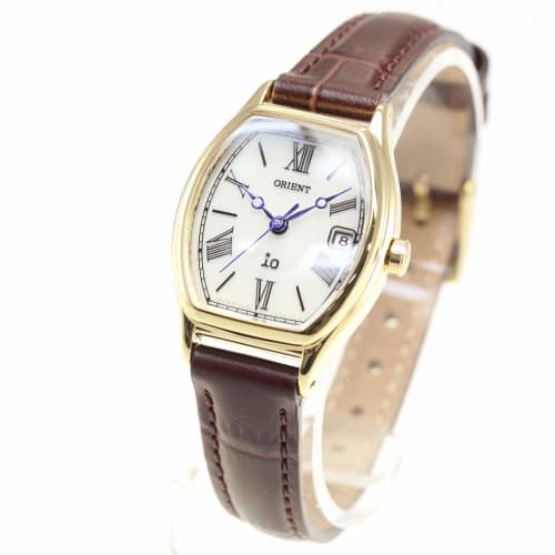 Orient IO Solar Watch, Made In Japan, with Manufacturer's Warranty, Women's, RN-WG0013S, White