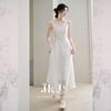JK&JS 'Floating Cloud Scroll' New Chinese Style Long Slip Dress