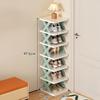 Folding Shoe Rack Storage Organizer Strong Load-bearing Simple Installation Collapsible Multi-Layer Shoes Shelf