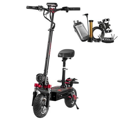 Boyueda Электросамокат Q7 PRO MAX, 2×1600 Вт, 60 В 28 Ач, запас хода 100 км, скорость 70 км/ч, разблокировка NFC, гидравлические тормоза, 10-дюймовые шины, складной внедорожный самокат