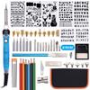 Wood Burning Tool Kit 55PCS Professional Pyrography Pen Soldering Iron Set Adjustable Temperature
