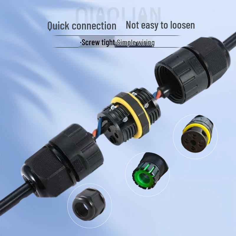 M16 Waterproof Outdoor Cable Connector: T-Type M20 Three-Way Terminal Block for Buried Distribution
