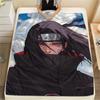 Itachi Uchiha Travel Friendly Flannel Blanket, Warm Printed Blanket for Home Bedroom, Sofa, Bed and Picnic Gathering.-TING