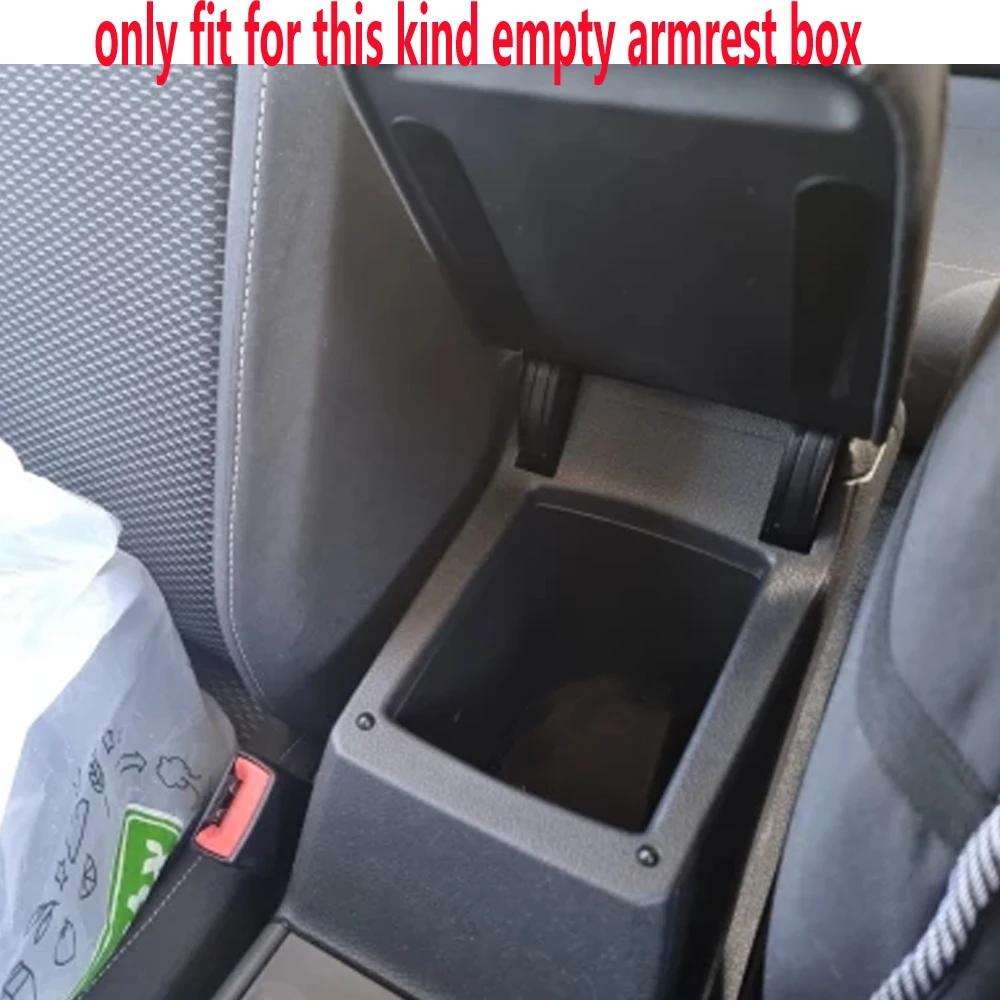 Бокс для хранения для Volkswagen VW Golf 7 MK7 MK7.5 2013 - 2017 Подлокотник Перчаточный лоток Контейнер Держатель Органайзер Центральная консоль Аксессуар