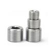 Silver Male Thread Hexagon Plug 304 Stainless Steel Tube Plug Sealing Pipe Port  Hardware