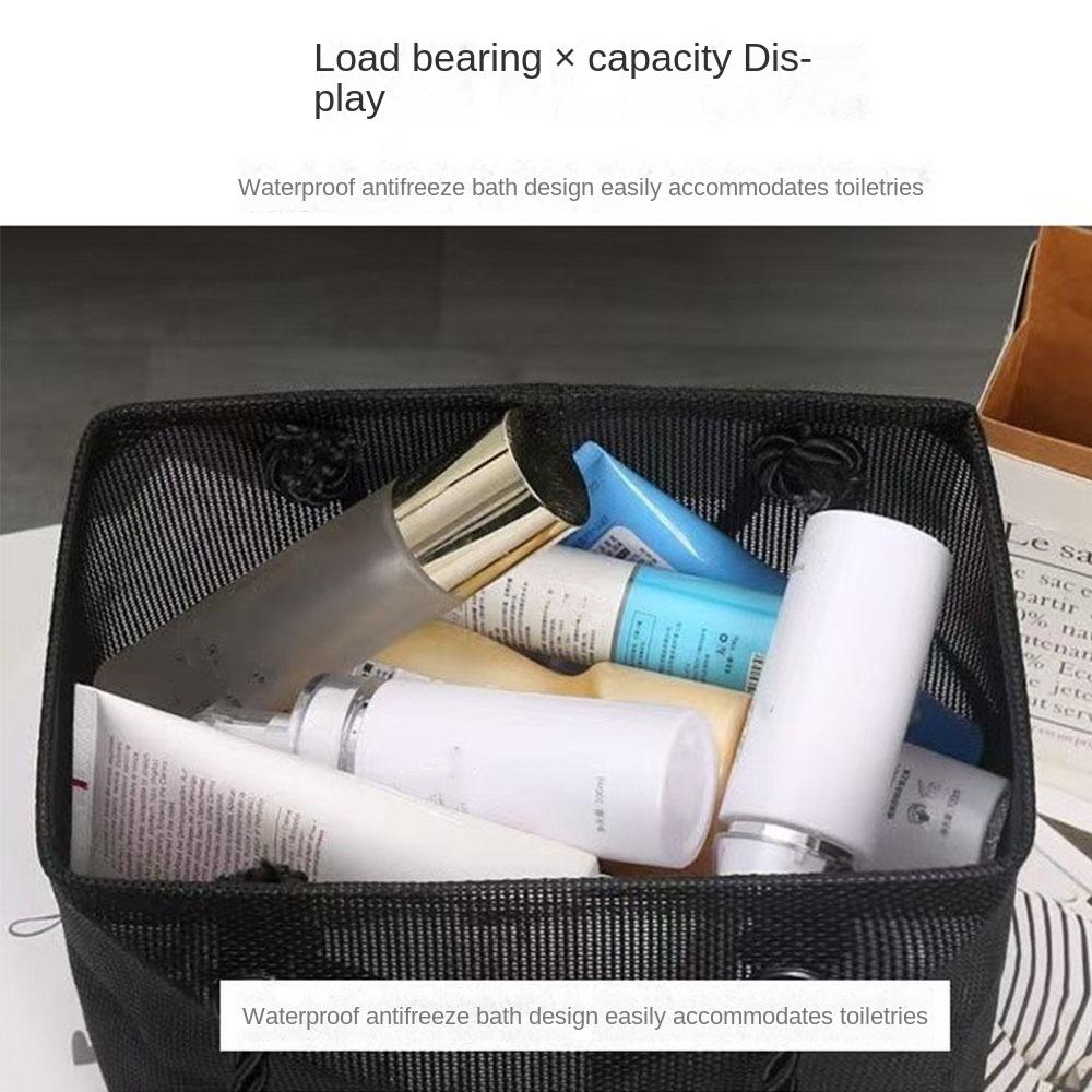 Портативная косметичка, косметичка, сетчатые косметички, подарки, женская дорожная корзина для хранения