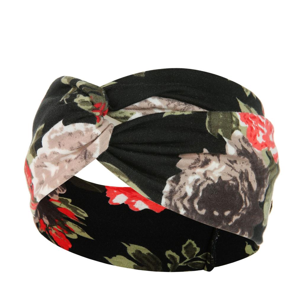 DX~~~ New Wide Brimmed Crossover Headband Lady's Bohemian Print Knitted Headband Sweat-wicking Bandana Sports Yoga Headband