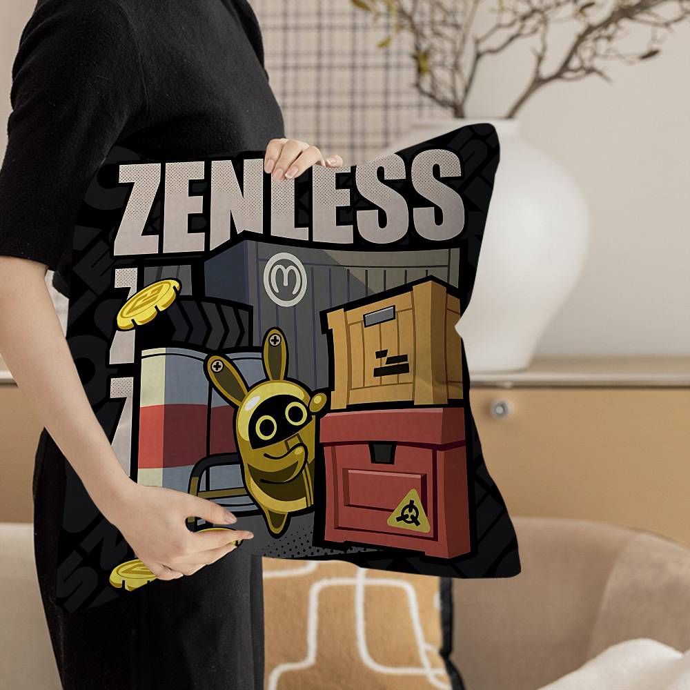 Zenless Zone Zero ZZZ Bangboo Cushion Cover Pillowcase Upholstery Sofa Throw Pillow Home Decor Pillowcas