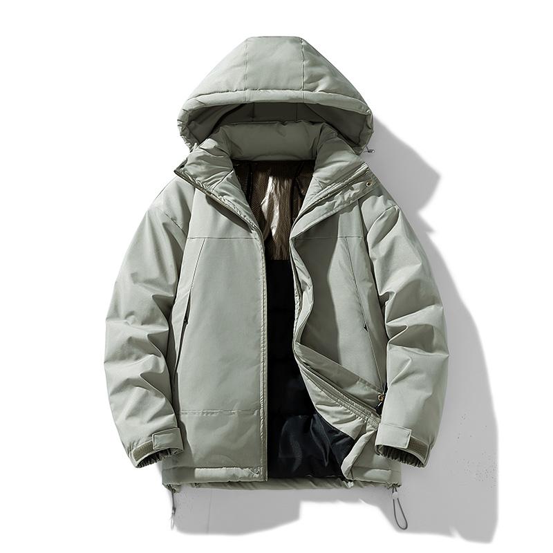 Мужская и женская зимняя хлопковая стеганая куртка, женское повседневное пальто-карго, короткие графеновые парки с капюшоном