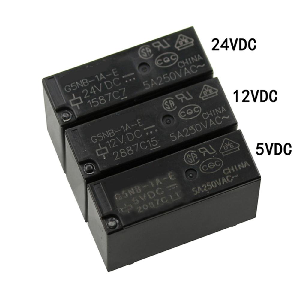 1 шт. 5В/12В/24В Малое реле G5NB-1A-E-5VDC G5NB-1A-E-12VDC G5NB-1A-E-24VDC 5VDC 12VDC 24VDC 5A DC Модуль реле