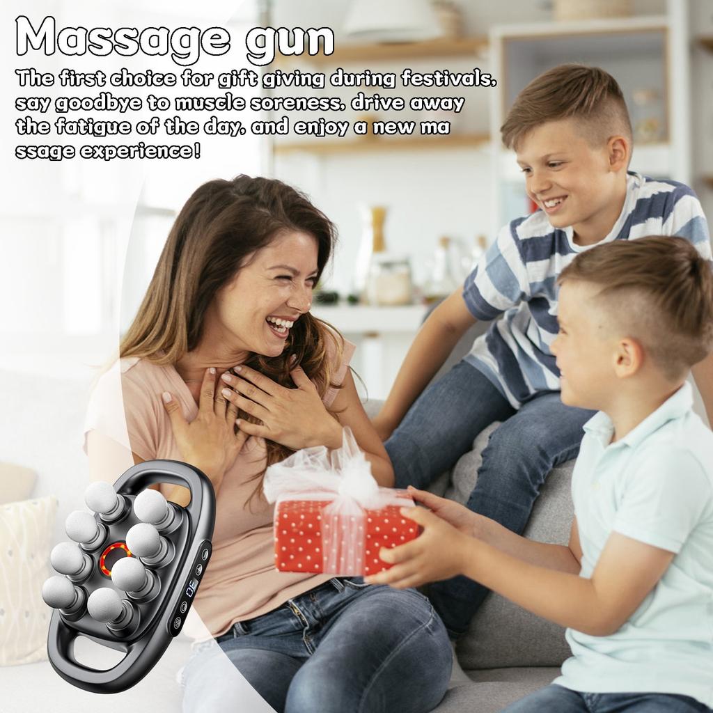 Многоголовочный массажер для фасций и многоголовочный массажер для глубокого расслабления мышц талии и спины