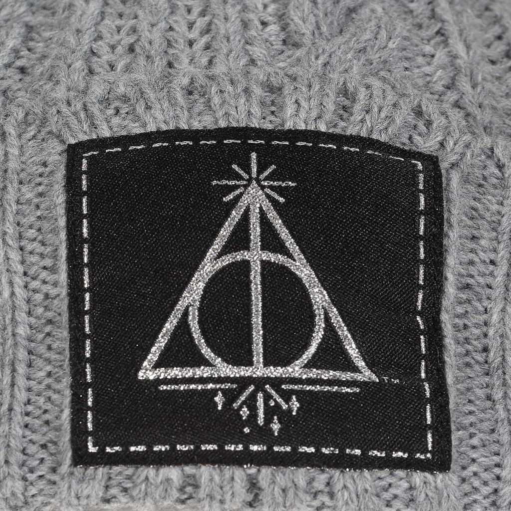 HARRY POTTER Unisex Adult Deathly Hallows Beanie