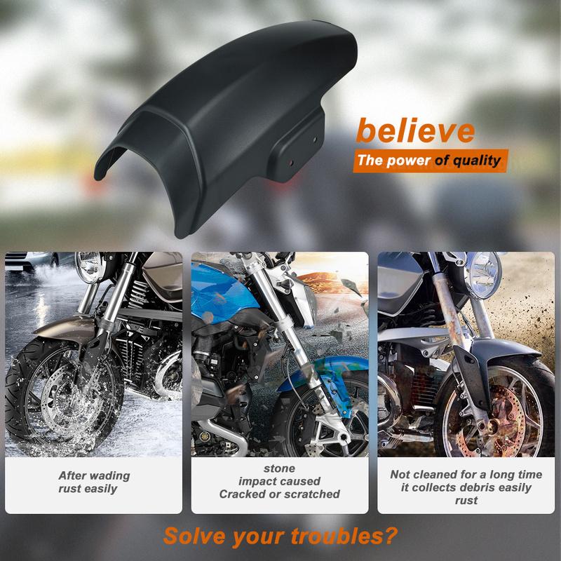 R 1250R 2019- For BMW R1250R R1200R 2015-2018 Front Fender Extensions Fender Extender Splash Accessories