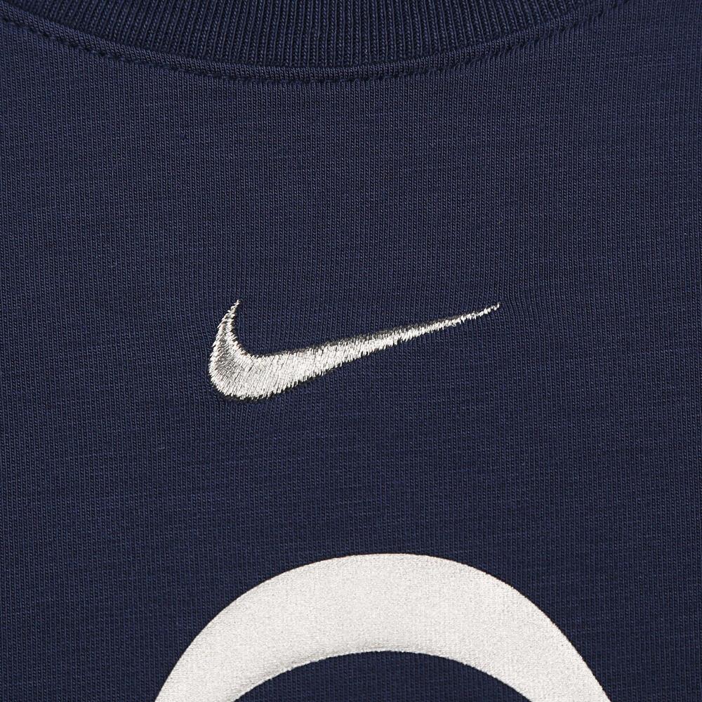Nike Повседневная футболка с длинным рукавом и круглым вырезом для женщин, топ IO0467-410