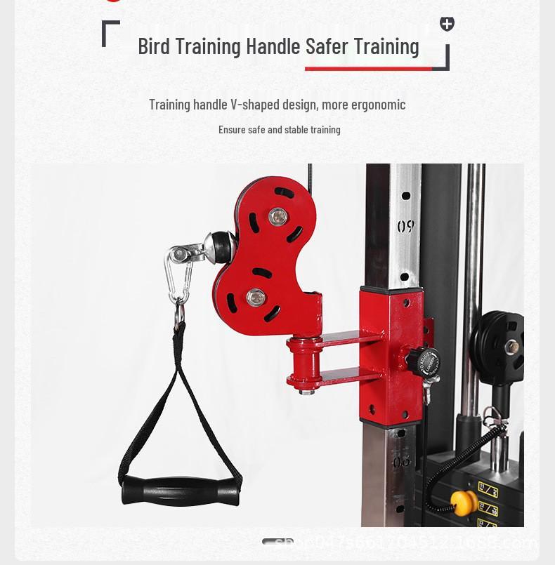 Dual-Wheel Lat Pulldown Machine: Unilateral Fly & Multifunctional Gantry for Home & Commercial Gym Training