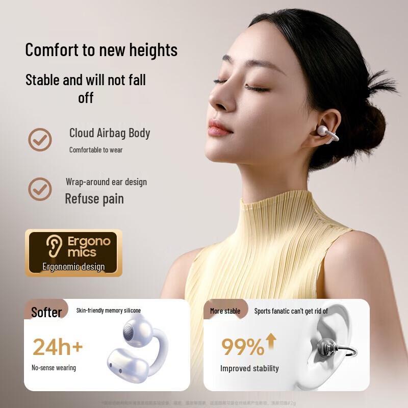 Xiaodu G108 Ear Clip Wireless Sport Headphones