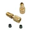 1/4\" AC Refrigerant Adapter 2Pcs Set 5/16\" For Valve System Tool