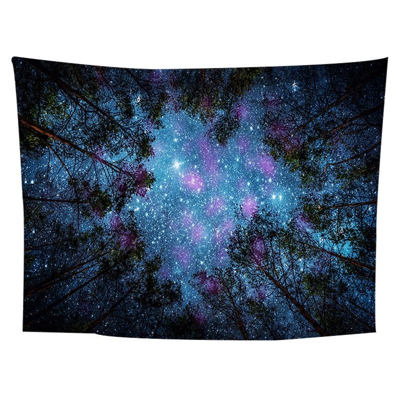 Bohemian Mandala Hanging Cloth Landscape Forest Skull Head Home Bedroom Living Room Decoration Background Wall Hanging Tapestry