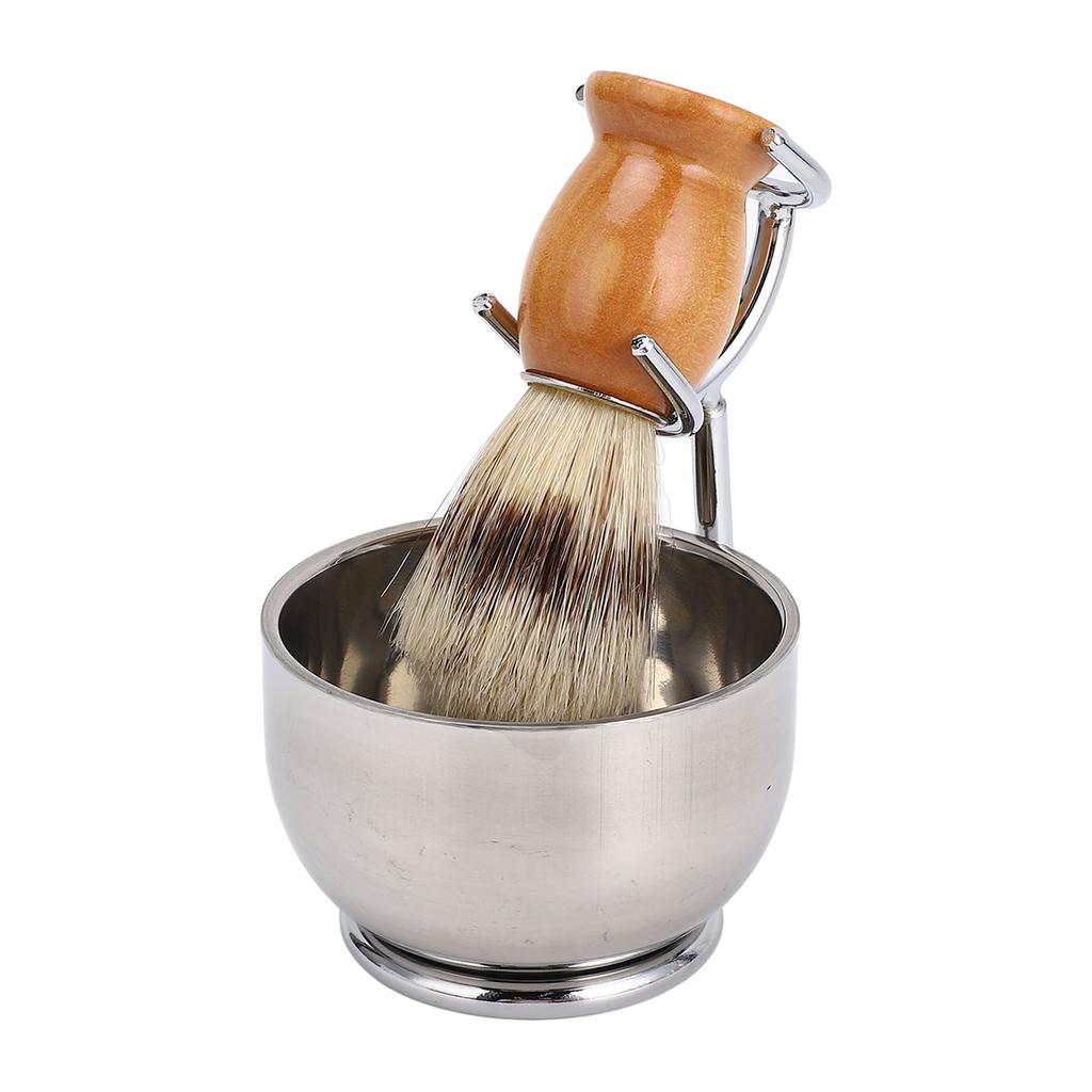 Набор мужских щеток для бороды, держатель для щетки для бороды, подставка, мыльница, инструмент для бритья для мужчин, уход за лицом