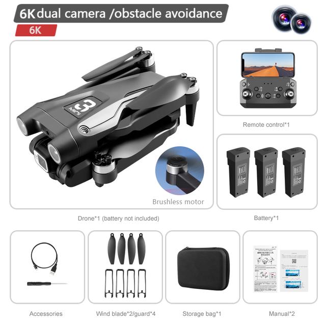 Новая профессиональная HD-дрон Z908 Max с двойной камерой, бесщеточный двигатель, мини-аэрофотосъемка, FPV, предотвращение препятствий, Wi-Fi, квадрокоптер, игрушка