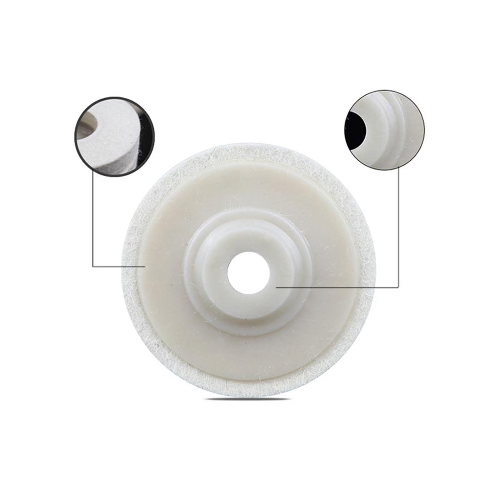 10 упаковок 4"x5/8" супертонких шерстяных полировальных дисков для угловой шлифовальной машины по металлу, мрамору, мебели, автомобильному воску, граниту