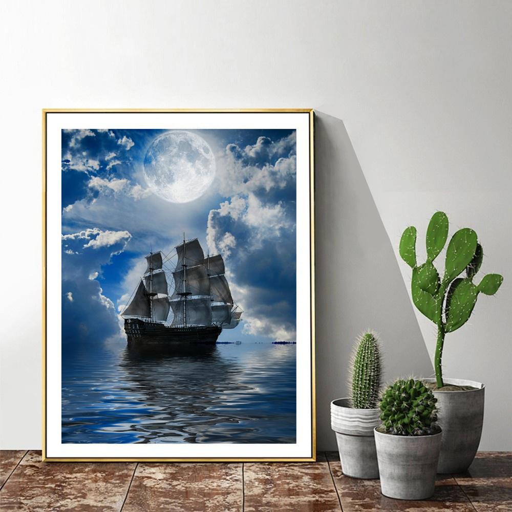 Алмазное искусство Пейзаж 5D Алмазная картина Набор Рукоделие Алмазная вышивка Стразы Живопись