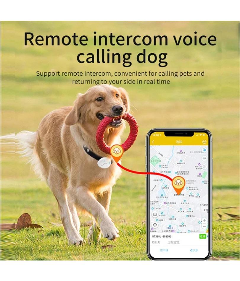 4G SIM-карта Трекер для домашних животных GPS-трекер для кошки, собаки в реальном времени Ошейники Умный монитор активности питомца Устройство для отслеживания