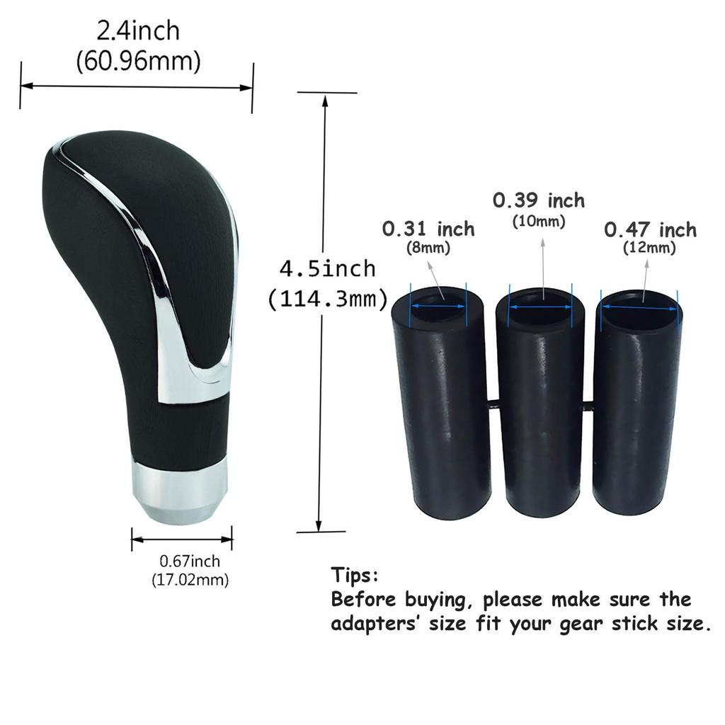 Abfer PU Ручка переключения передач, Ручка переключения передач для МКПП, AT R-образной формы, Ручка переключения передач, Общая