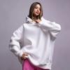 Women's Workout Oversized Hoodies Fleece Hooded Sweatshirts Comfy Casual Athletic Pullover Fall Winter Outfits Long Sleeve Sweater Tops for Women