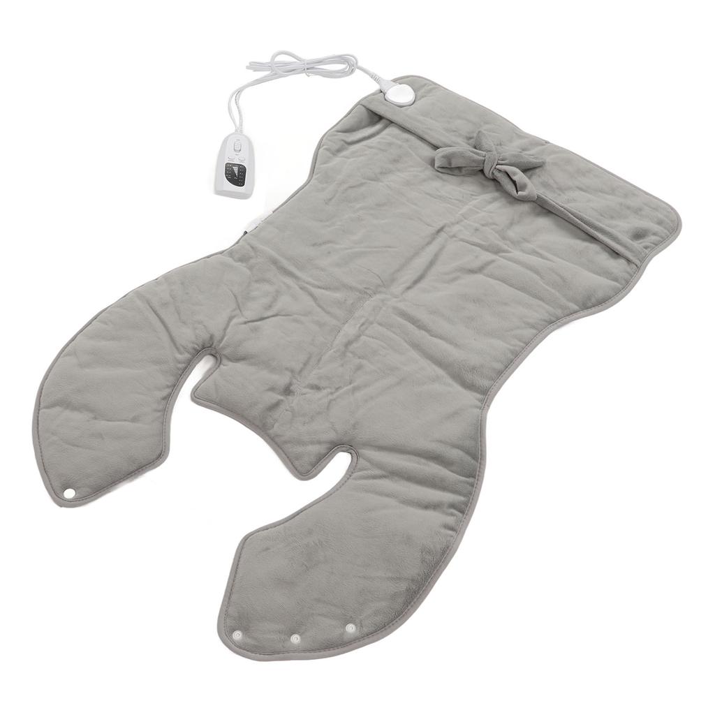 Back Heating Pad 6 Level Temperature Adjustment Drapeable Electric Back Heating Pad Soft Plush Back