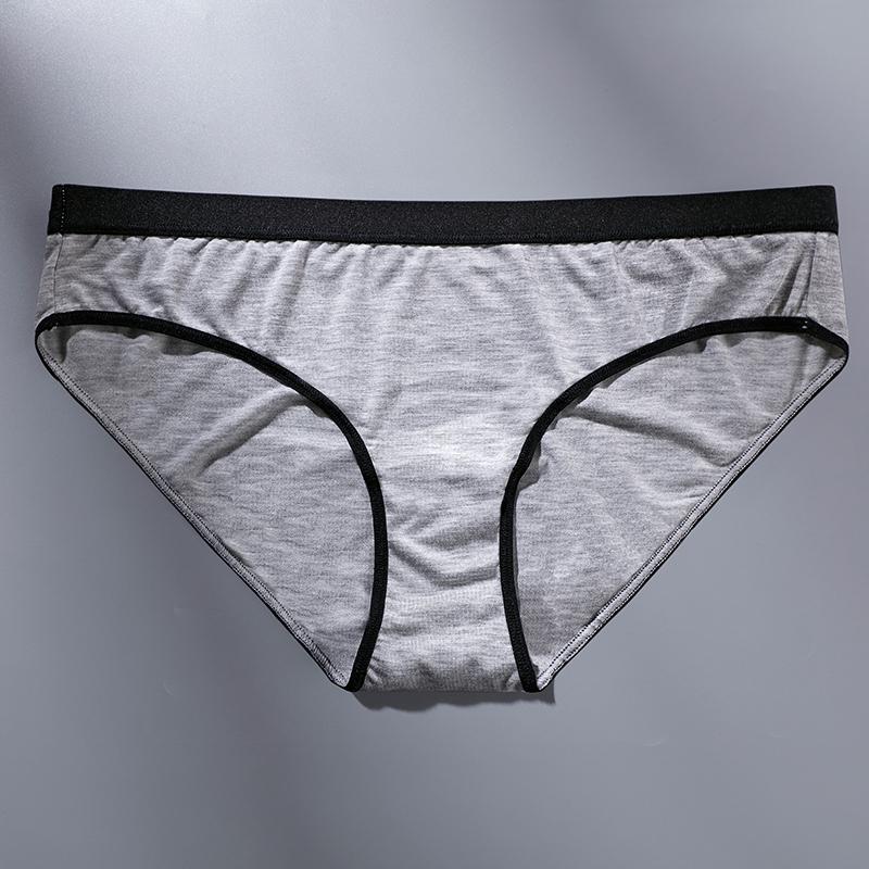 BONITOS 1Pcs Sexy Print Women's Briefs High Waist Female Panties Plus Size Underpanties