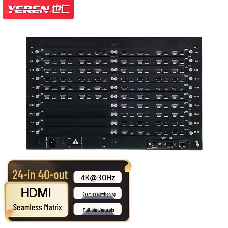 YR-AL25 Modular 4K HDMI Matrix Switcher