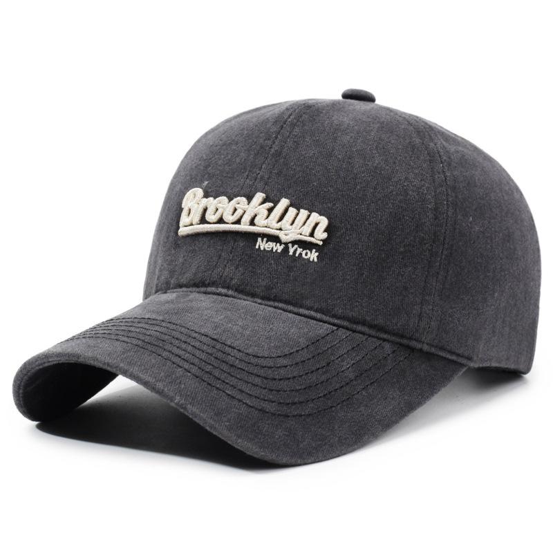 Retro Baseball Cap Men'S And Women'S Spring And Autumn Sports Casual Hat Personalized Street Washed Sunshade Cap