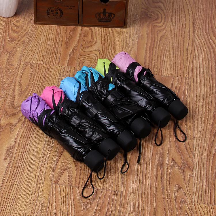 Цветущий зонт с оборками: Солнцезащитный козырек и защита от УФ-лучей, черное покрытие, зонт от солнца для дождя и солнца. Опция с пользовательским логотипом.