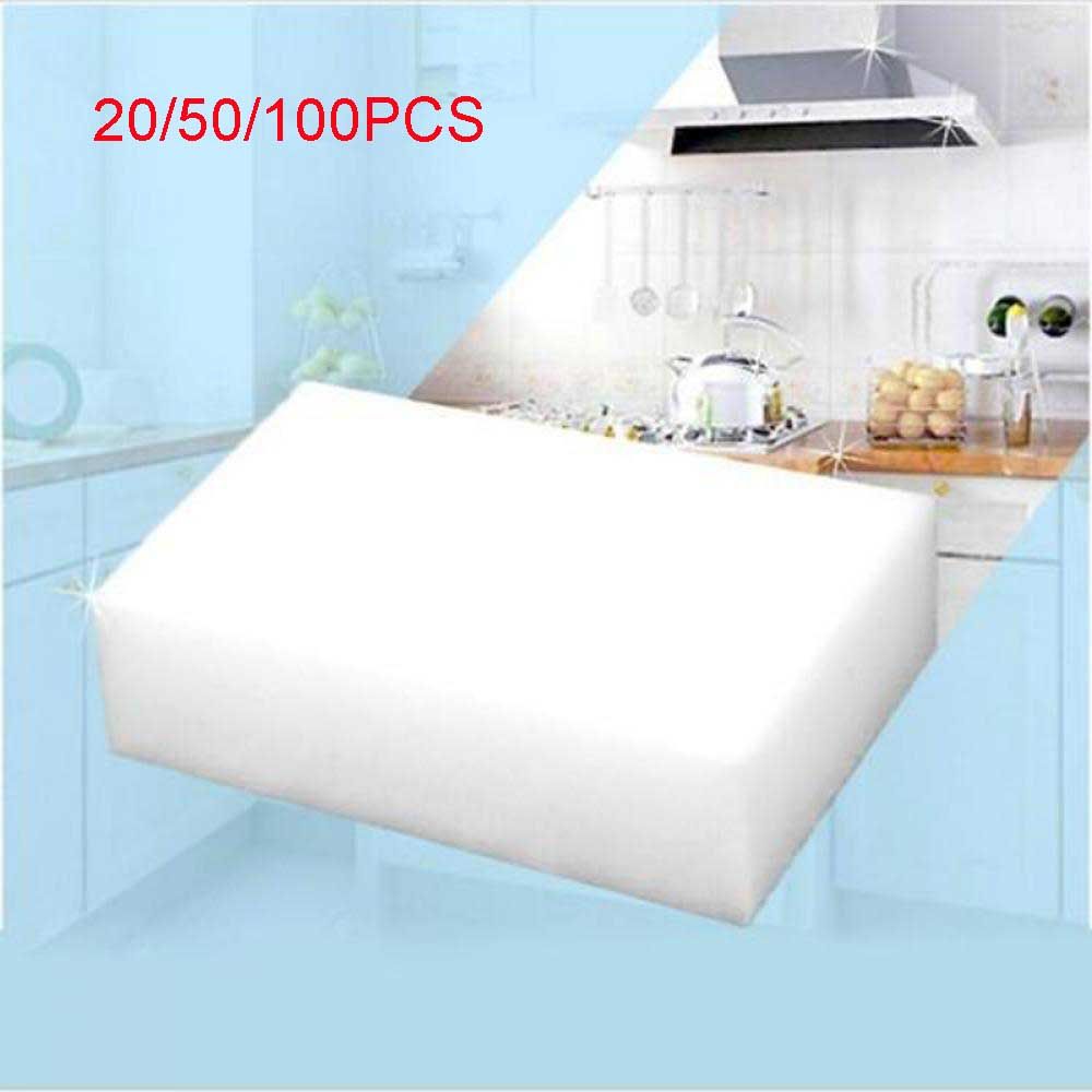 20/50/100 ШТ. Домашняя белая многофункциональная чистящая губка-ластик пенный очиститель меламин