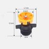 10PCS Plastic Rotation Sprinkler 1/2" Male  Thread Rotating Watering Watering System  Agriculture